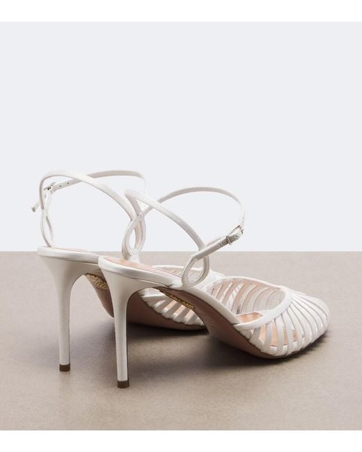 Aquazzura White Sweet Surrender Pumps