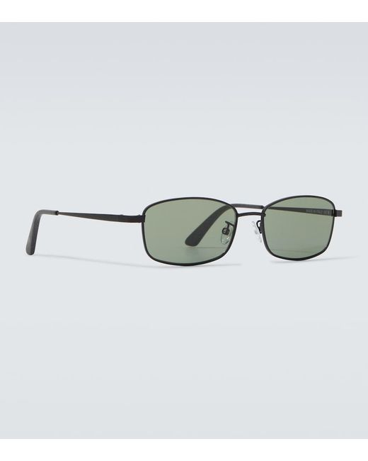 Our Legacy Green Librarian Rectangle Sunglasses for men