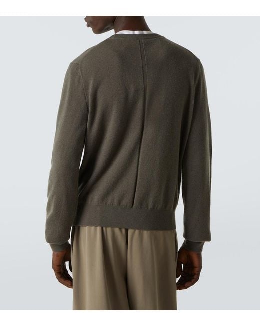 The Row Gray Benji Cashmere Sweater for men