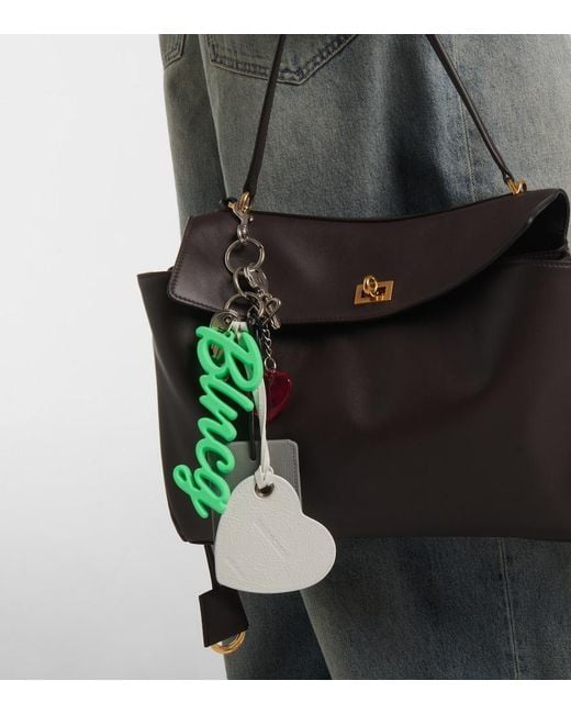 Balenciaga Green Aki Keyring