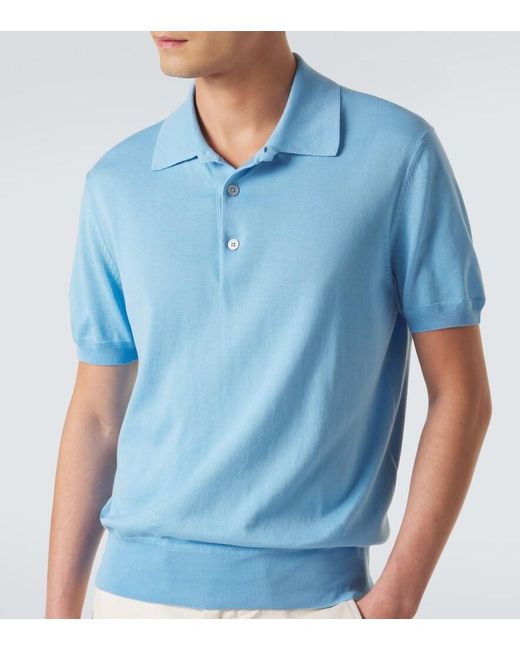 Polo De Algodon Tom Ford de hombre de color Blue