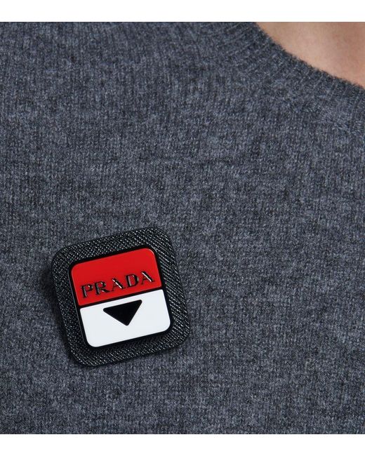 Prada Patch Mit Leder in Multicolor für Herren