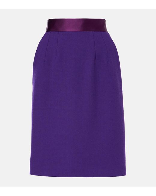 Latest purple dolce Skirt Set