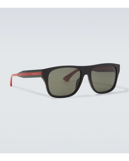 Gucci Brown Square Sunglasses for men