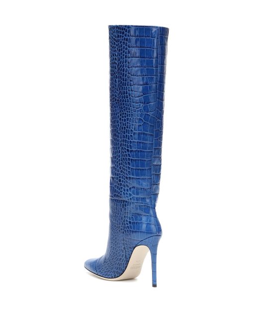paris texas blue croc boots
