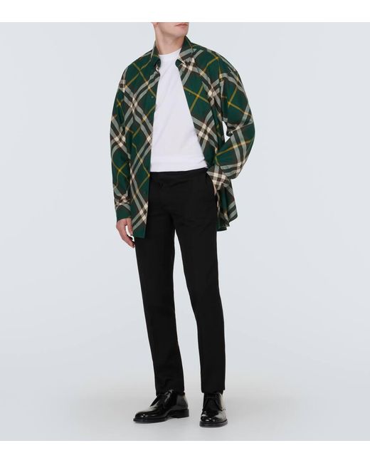 Burberry White Printed Cotton Jersey T-Shirt for men