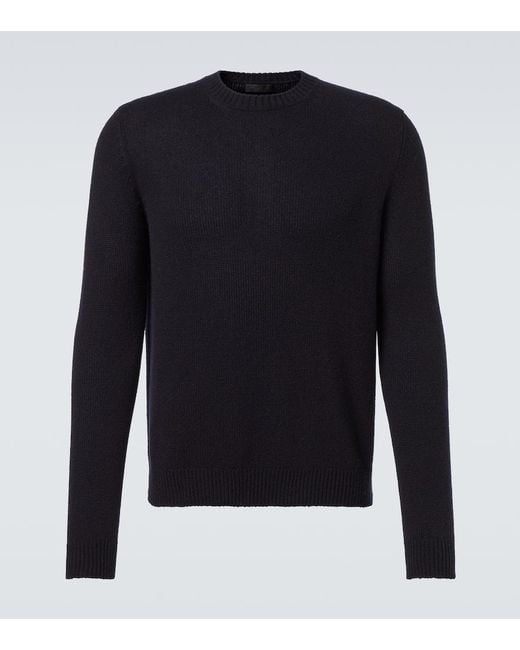 Prada Pullover Aus Kaschmir in Blue für Herren