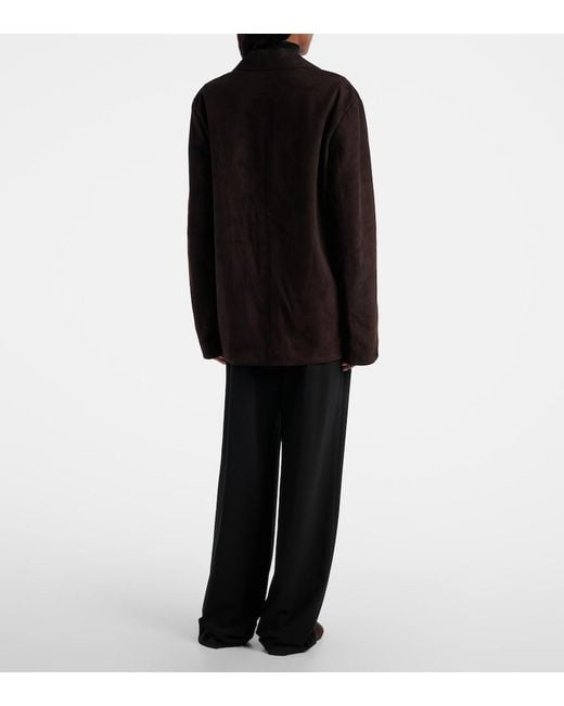 The Row Brown Fabian Suede Jacket