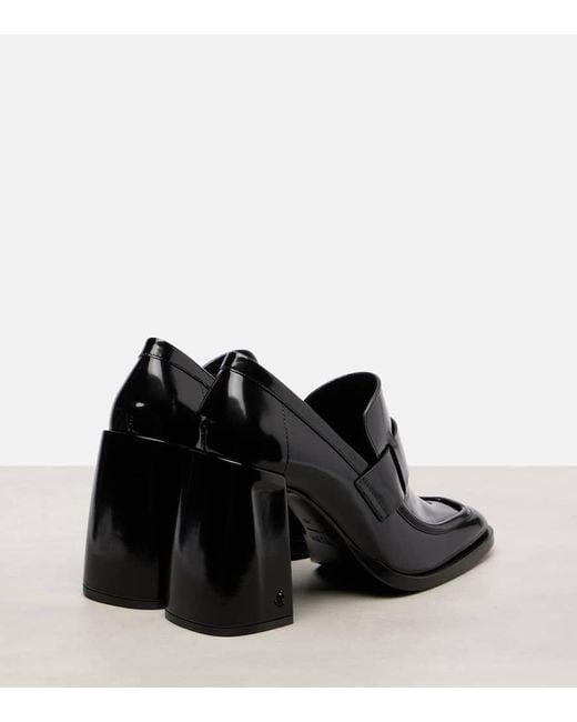 Jimmy Choo Black Tylor 95 Leather Pumps