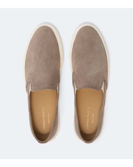 Common Projects Natural Suede Slip-On Shoes for men