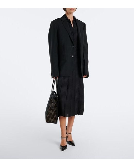 Fendi Black Magic Large Canvas Shopper