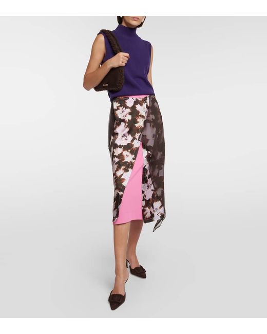 Mules Maysale 70 En Daim Manolo Blahnik en coloris Brown