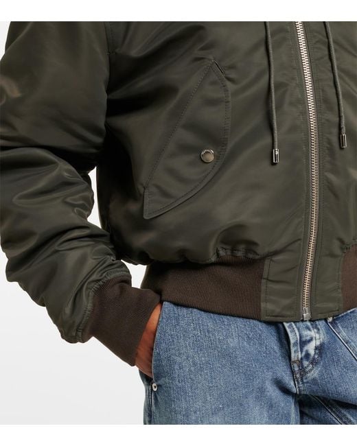 J.W. Anderson Black Shearling-Trimmed Bomber Jacket