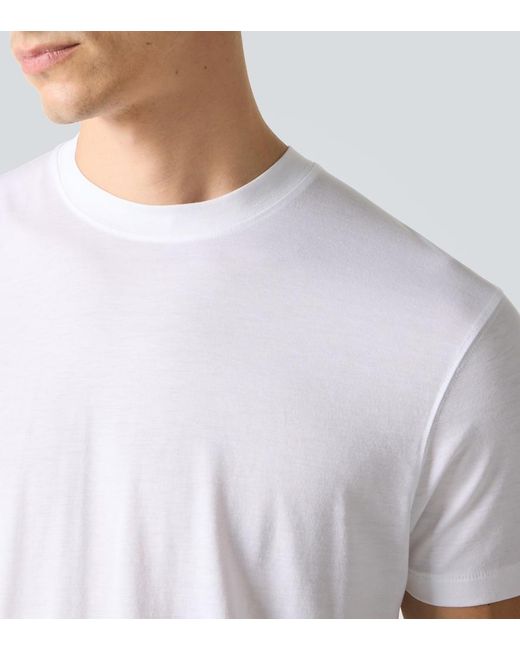 Tom Ford White Jersey T-Shirt for men