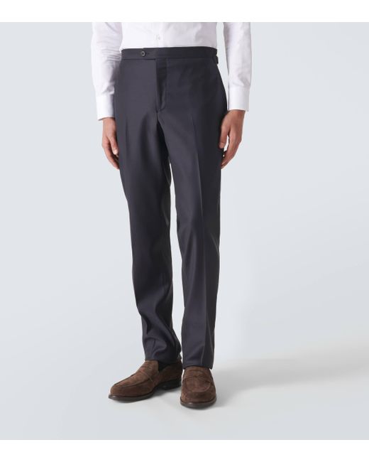 Thom Sweeney Blue Weighhouse Wool Suit for men