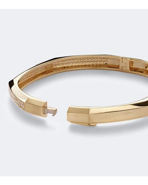 Messika White Moderniste 18Kt Bracelet With Diamonds