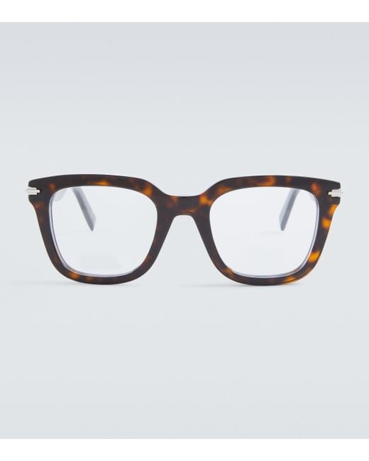 Dior Brown Diorblacksuit O S10i Square Glasses for men