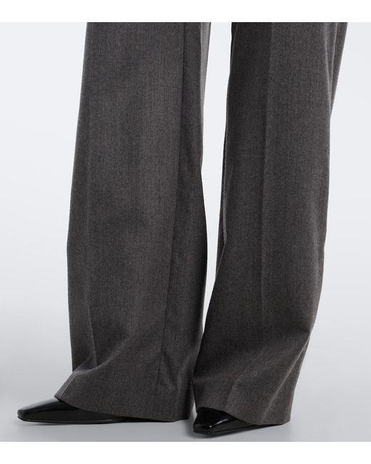 Stella McCartney Gray Wool Straight Pants