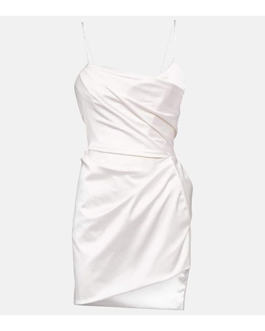 Vivienne Westwood White Bridal Venus Satin Minidress