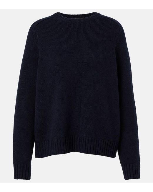 Loro Piana Blue Parksville Cashmere Sweater