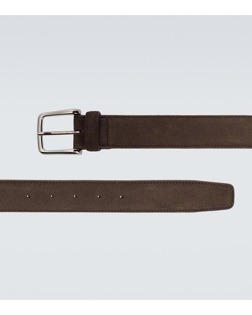 Tod's Brown Suede Belt for men