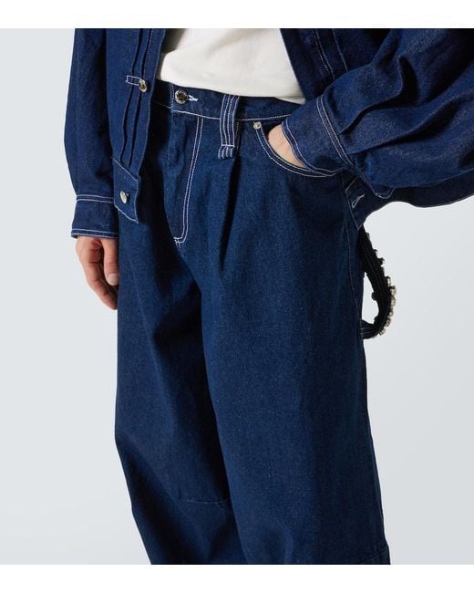 Jean Ample A Ornements Simone Rocha pour homme en coloris Blue