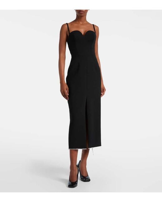 Robe Bustier New Fury En Laine Melangee Givenchy en coloris Black