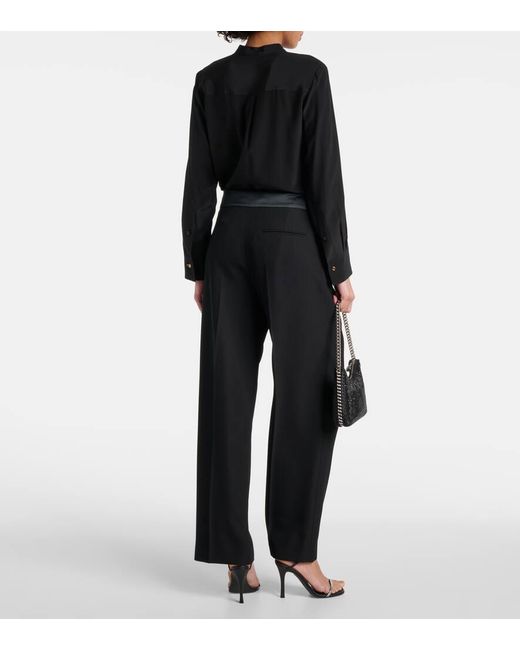 Pantalones de esmoquin de lana Stella McCartney de color Black