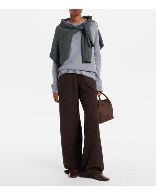 Loro Piana Blue Parksville Cashmere Sweater