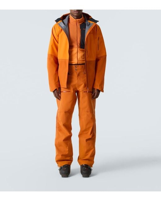 Norrona Orange Lofoten Fleece Jacket for men