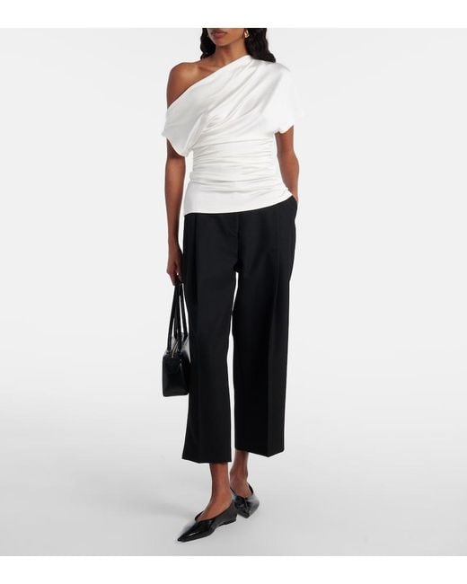 TOVE White Edel Draped Top