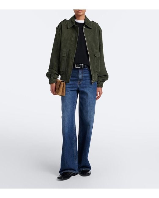 Arma Green Halti Suede Blouson Jacket
