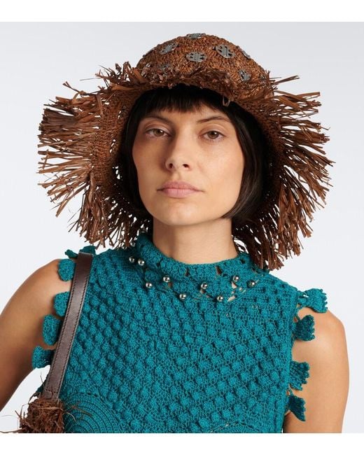 Cappello Da Pescatore di Rabanne in Brown