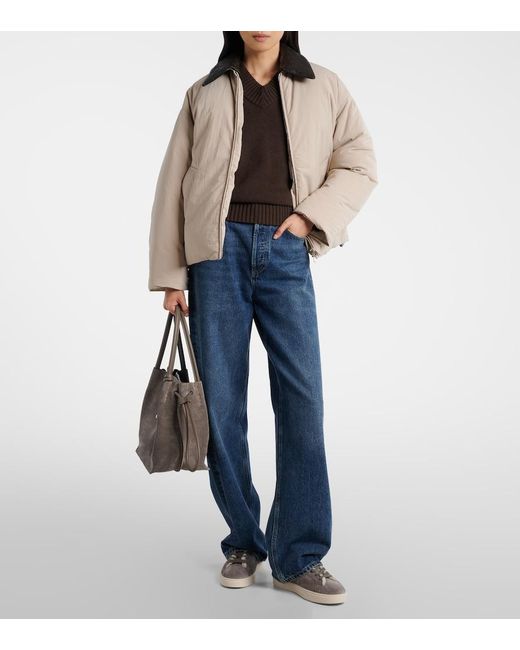 Tod's Gray Classic Shearling-Lined Suede Sneakers