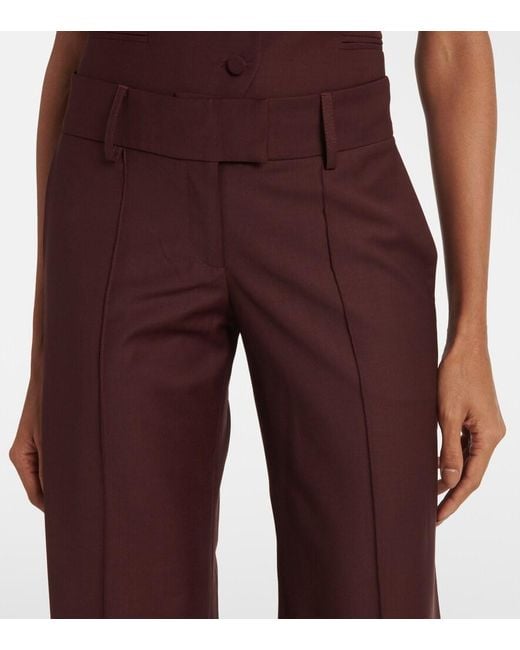 AYA MUSE Purple Deneva Wide-Leg Pants