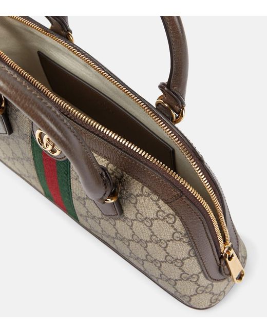 Gucci Brown Ophidia GG Canvas Shoulder Bag