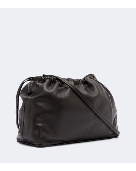 A.Emery Black Tobey Leather Clutch
