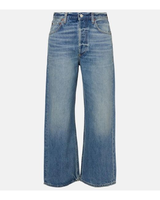 Citizens of Humanity Blue Wide-Leg Jeans Gaucho