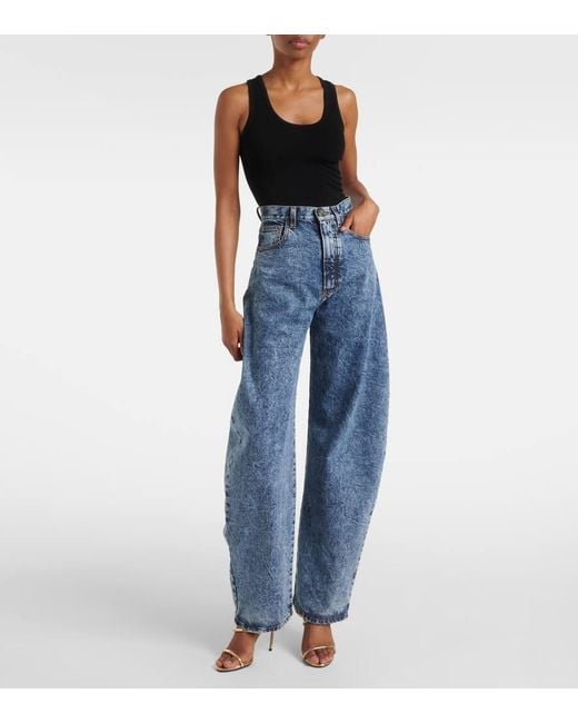 Sandali Strappy di Alaïa in Metallic