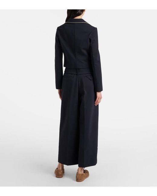 Dorothee Schumacher Blue Emotional Essence Belted Culottes