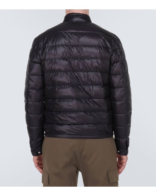 Moncler Black Acorus Quilted Down Jacket for men