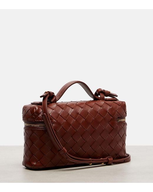 Bottega Veneta Red Schultertasche Bang Bang Aus Leder
