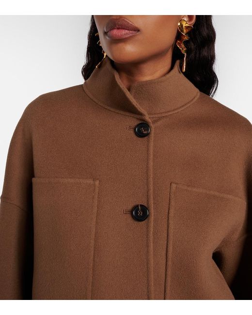 Max Mara Brown Renna Virgin Wool Jacket