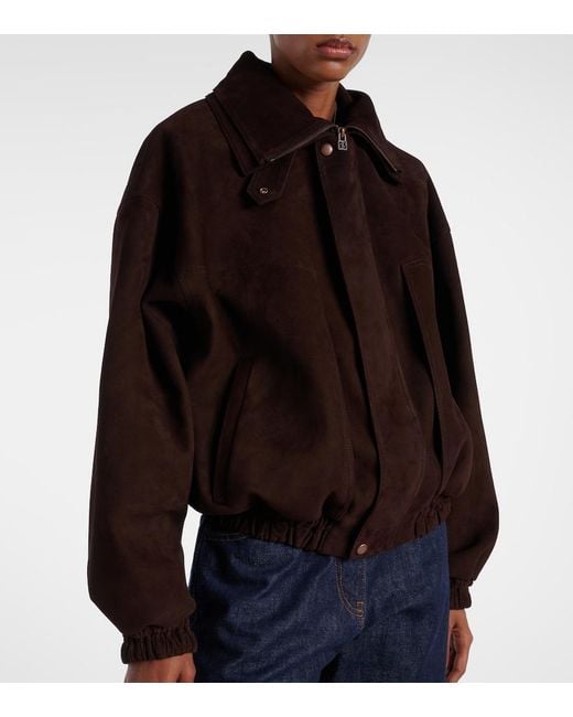 Magda Butrym Brown Suede Jacket