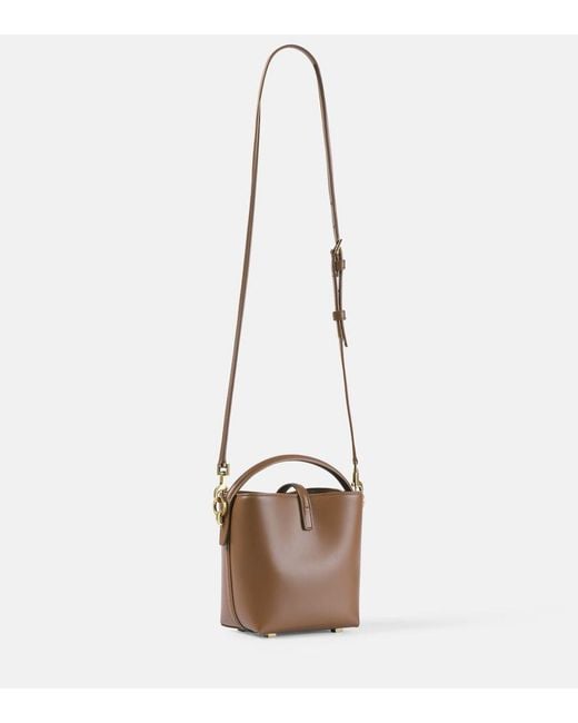 Le 37 mini bolso de hombro Saint Laurent de color Brown