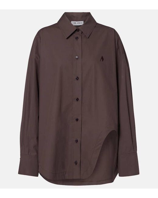 Camicia Oversize Diana di The Attico in Brown