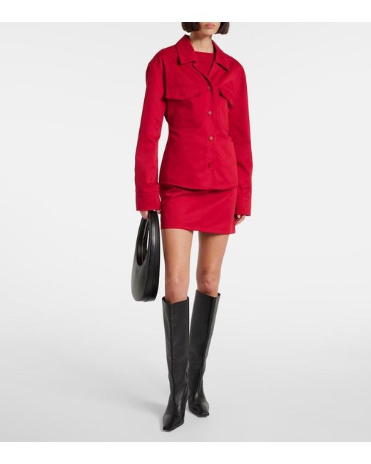 Courreges Red Logo Shirt
