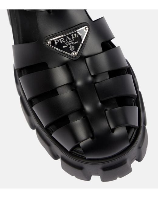Prada Black Sandals