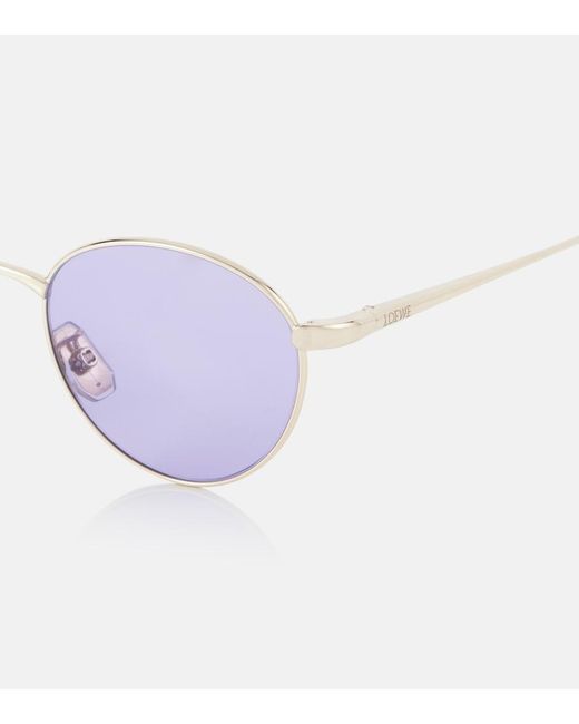 Loewe Blue Round Sunglasses