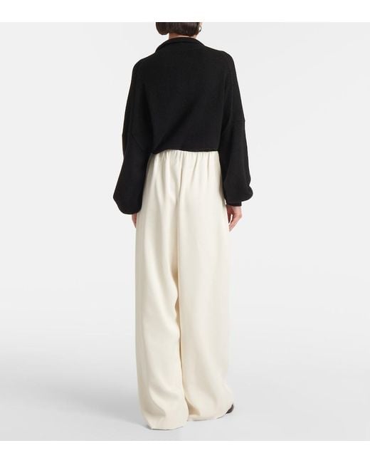 FFORME White Dayne Wide-Leg Pants
